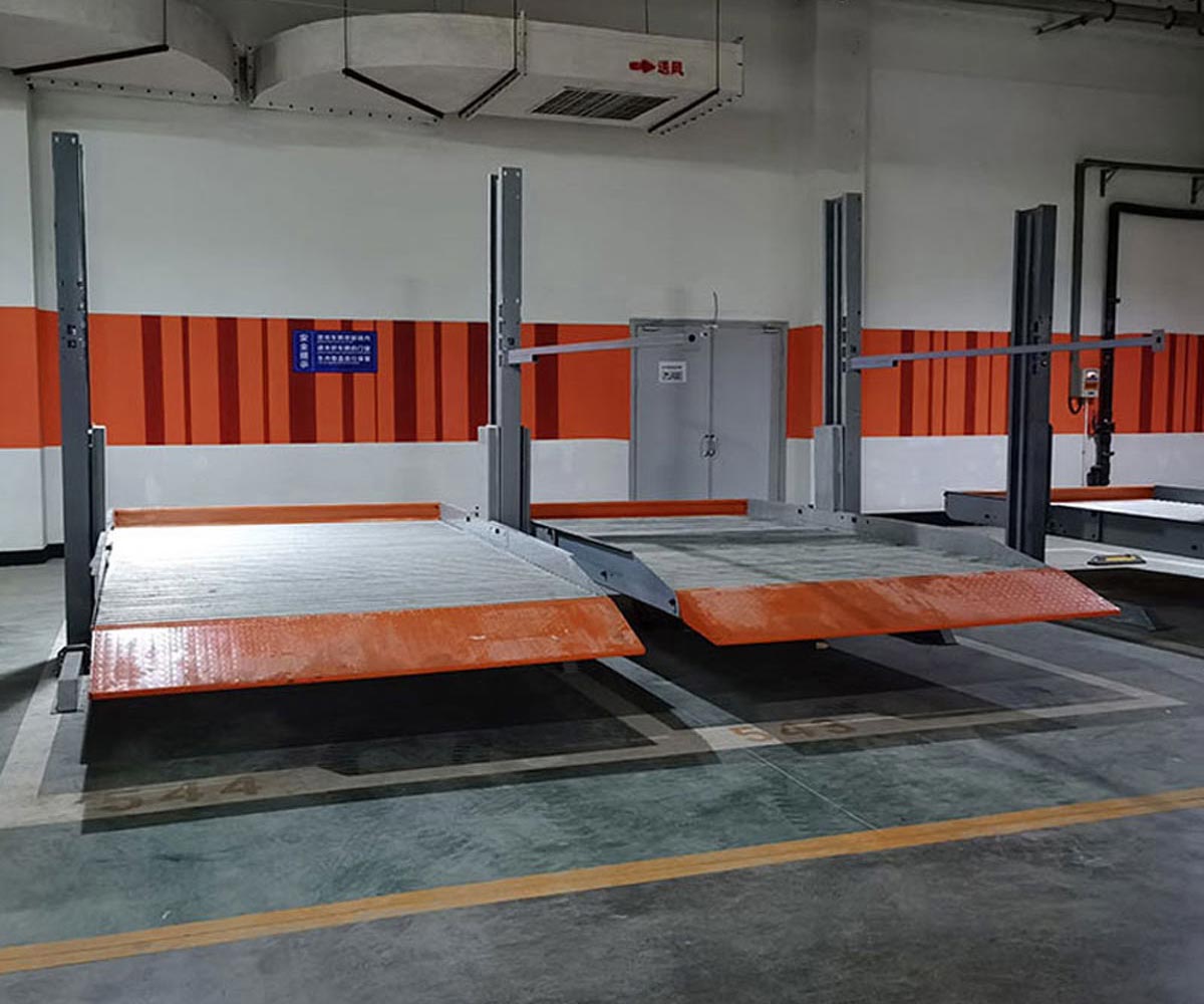 湖北兩層簡易式立體停車場短租