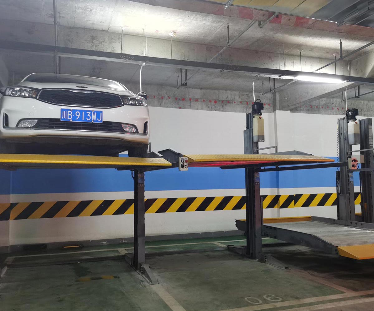 羅平兩層簡易類機械立體停車設(shè)備二手
