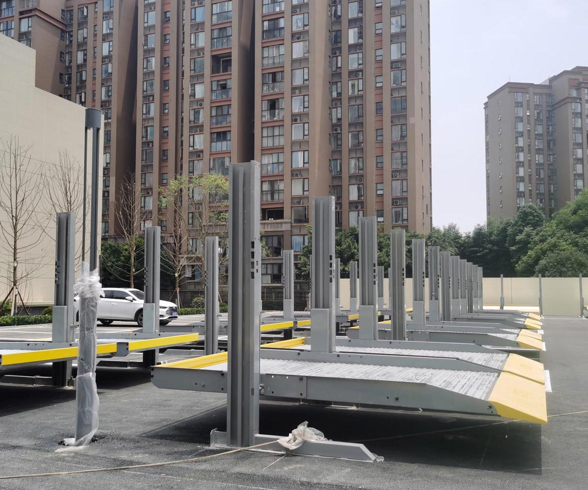 云南兩柱簡易式機械停車過驗收