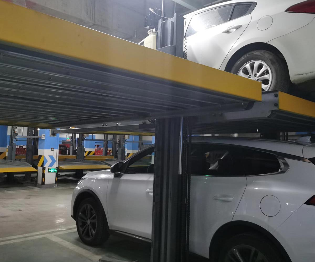 湖北二層簡易升降類停車庫改造