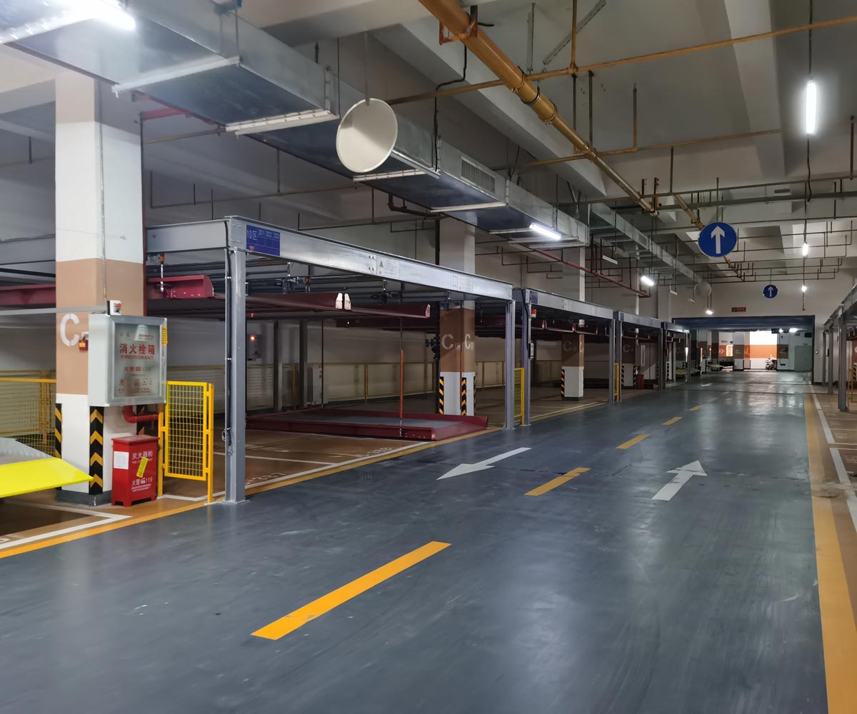 湖北家用俯仰立體車庫設備