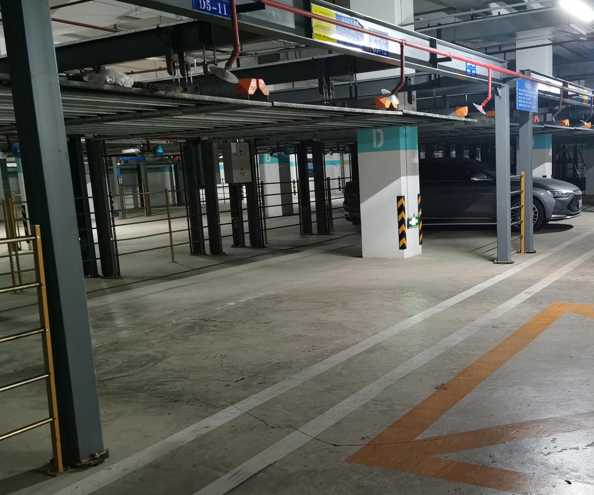 甘肅兩柱自動(dòng)化兩層立體車庫(kù)