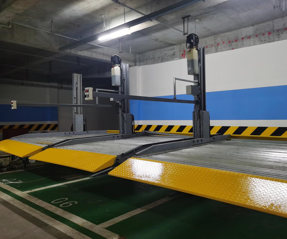 富寧簡易升降式立體車庫兩柱