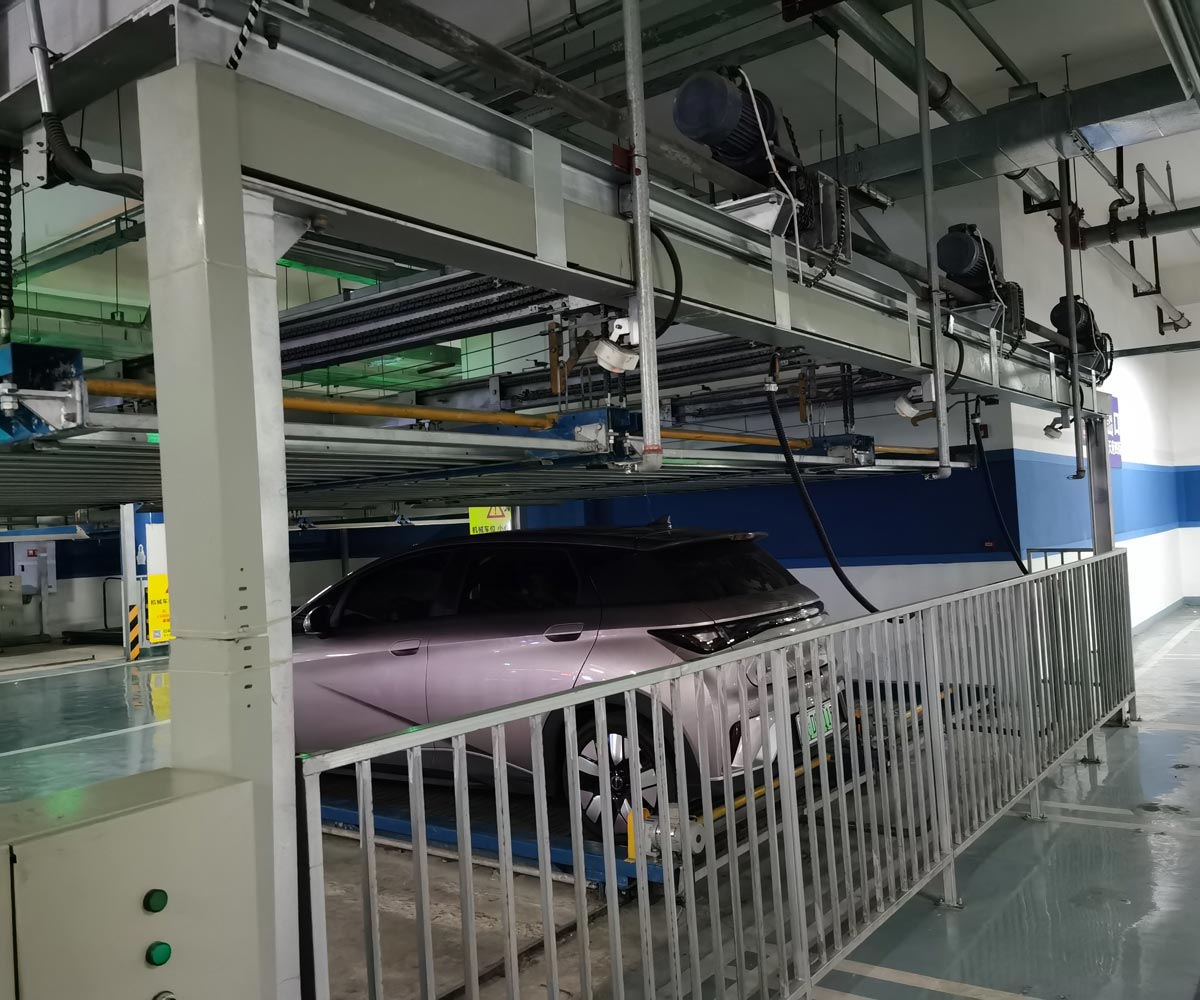湖北單列式二層PSH升降橫移類立體停車設備