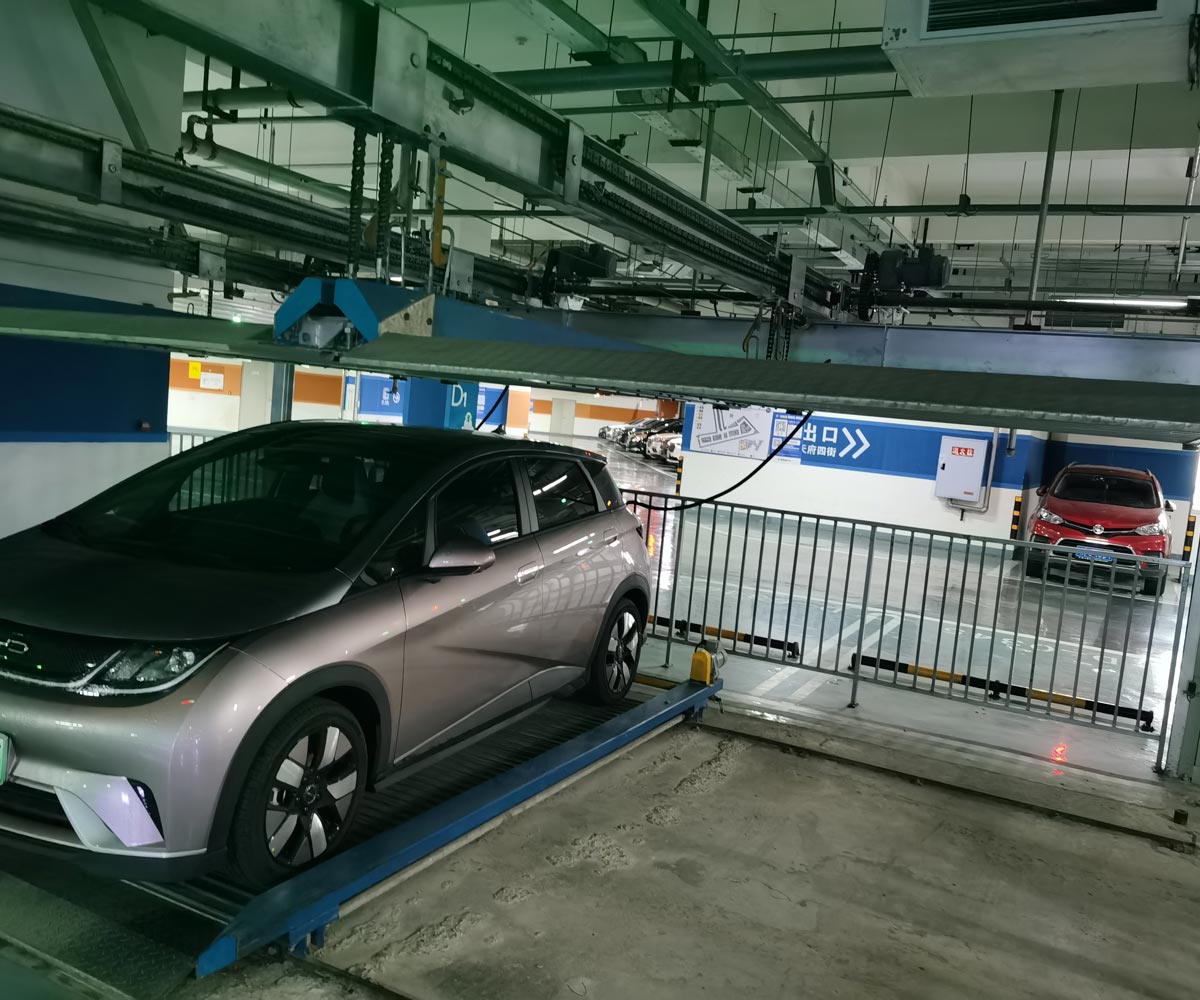 七層PSH升降橫移類立體停車設備